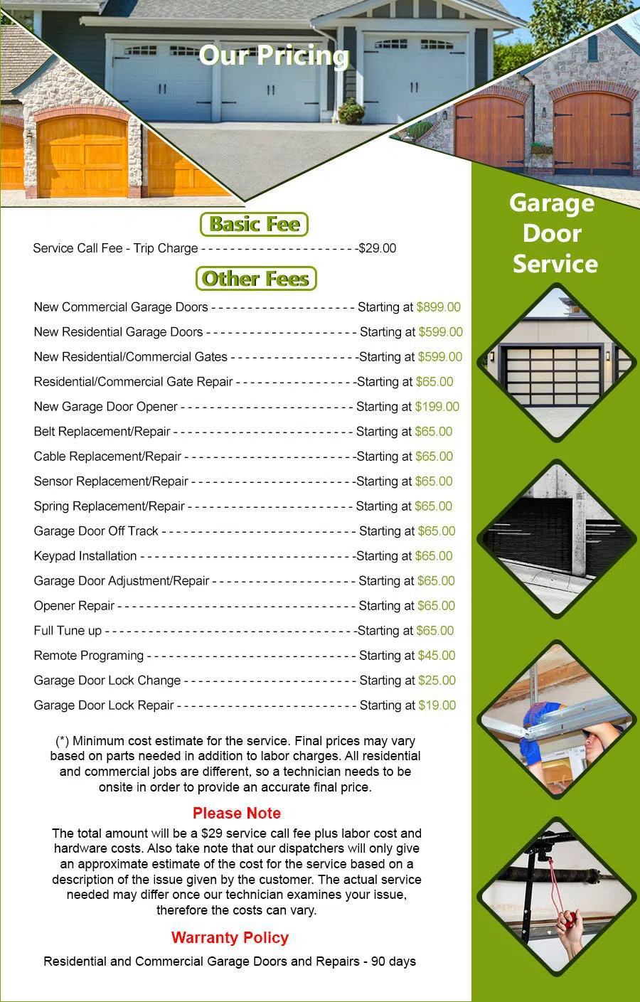 Interstate Garage Door Service Vancouver, WA 360-718-5542